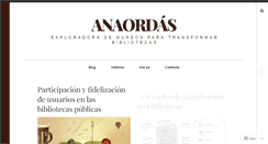 Desktop Screenshot of anaordas.com